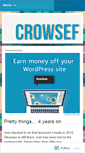 Mobile Screenshot of crowsef.wordpress.com