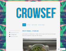 Tablet Screenshot of crowsef.wordpress.com