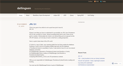 Desktop Screenshot of dellingsen.wordpress.com