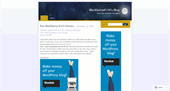 Desktop Screenshot of blackberry8520.wordpress.com