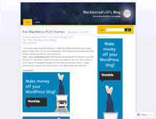 Tablet Screenshot of blackberry8520.wordpress.com