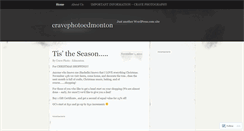 Desktop Screenshot of cravephotoedmonton.wordpress.com