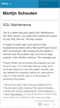 Mobile Screenshot of martijnschouten.wordpress.com