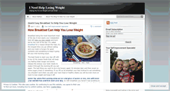 Desktop Screenshot of doyouneedhelplosingweight.wordpress.com