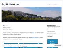 Tablet Screenshot of foghilladventures.wordpress.com