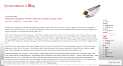 Desktop Screenshot of iyosrosmana.wordpress.com