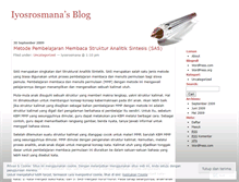Tablet Screenshot of iyosrosmana.wordpress.com