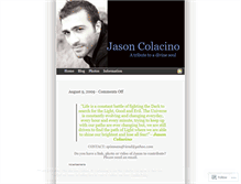 Tablet Screenshot of jasoncolacino.wordpress.com