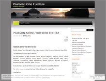 Tablet Screenshot of pearsonhomefurniture.wordpress.com