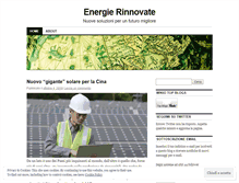 Tablet Screenshot of energierinnovate.wordpress.com