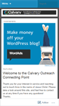 Mobile Screenshot of calvaryoutreach.wordpress.com
