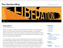 Tablet Screenshot of liberationblog.wordpress.com