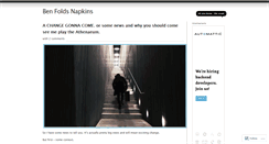Desktop Screenshot of benfoldsnapkins.wordpress.com