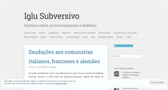Desktop Screenshot of iglusubversivo.wordpress.com