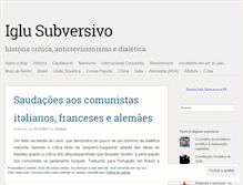 Tablet Screenshot of iglusubversivo.wordpress.com