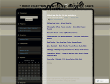 Tablet Screenshot of musiccolection.wordpress.com