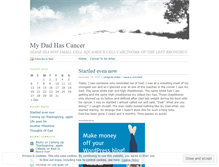 Tablet Screenshot of mydadhascancer.wordpress.com