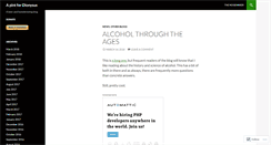 Desktop Screenshot of apintfordionysus.wordpress.com