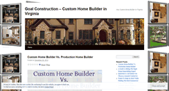 Desktop Screenshot of goalconstruction.wordpress.com
