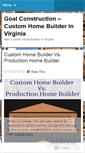 Mobile Screenshot of goalconstruction.wordpress.com