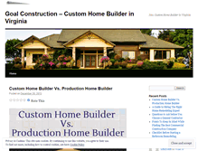 Tablet Screenshot of goalconstruction.wordpress.com
