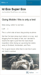 Mobile Screenshot of idecosupereco.wordpress.com