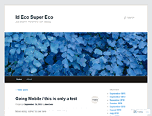 Tablet Screenshot of idecosupereco.wordpress.com