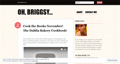 Desktop Screenshot of ohbriggsy.wordpress.com