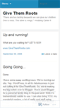 Mobile Screenshot of givethemroots.wordpress.com