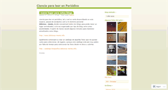Desktop Screenshot of cienciaparaleerenperiodico.wordpress.com
