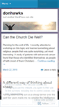 Mobile Screenshot of donhawks.wordpress.com