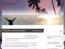 Tablet Screenshot of donhawks.wordpress.com