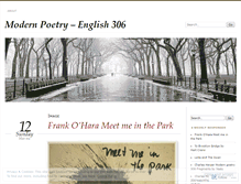 Tablet Screenshot of modernpoetryenglish306.wordpress.com