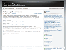 Tablet Screenshot of konkurs4internetowe.wordpress.com