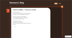 Desktop Screenshot of danteave.wordpress.com