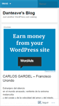 Mobile Screenshot of danteave.wordpress.com