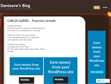 Tablet Screenshot of danteave.wordpress.com