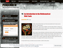 Tablet Screenshot of placemath.wordpress.com
