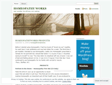 Tablet Screenshot of homeopathictreatmentsandconsulationpractice.wordpress.com