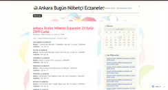 Desktop Screenshot of ankaranobetcieczane.wordpress.com