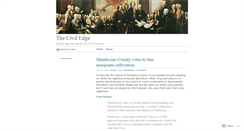 Desktop Screenshot of civiledge.wordpress.com