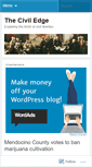 Mobile Screenshot of civiledge.wordpress.com