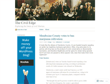 Tablet Screenshot of civiledge.wordpress.com