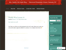 Tablet Screenshot of csmith302.wordpress.com