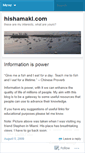 Mobile Screenshot of hishamakl.wordpress.com