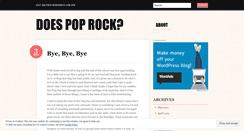 Desktop Screenshot of doespoprock.wordpress.com