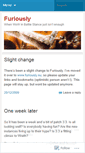 Mobile Screenshot of furiously.wordpress.com