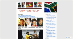 Desktop Screenshot of cryforhelp.wordpress.com