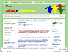 Tablet Screenshot of ideasyopiniones.wordpress.com