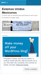 Mobile Screenshot of estemosunidosmexicanos.wordpress.com
